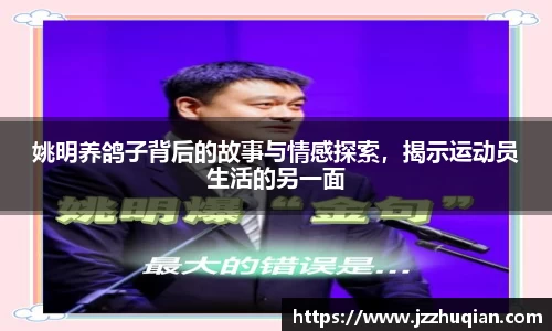 姚明养鸽子背后的故事与情感探索，揭示运动员生活的另一面
