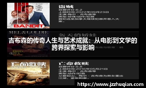 吉布森的传奇人生与艺术成就：从电影到文学的跨界探索与影响